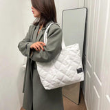 Canvas Shopper Shoulder Bag Soft Cotton Shopping Totes Handbag