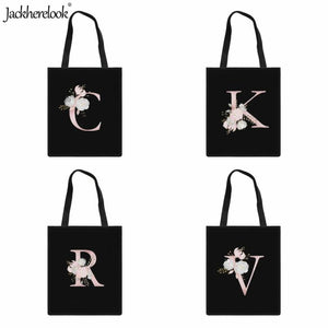 26Letters Printing Travel Shoulder Bag Large Capacity