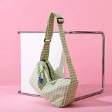 Canvas Crossbody Bag Women Shoulder Bag Daily Handbag