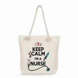 Ladies Nurse Handbag Eco Reusable Shoulder Bag Customizable
