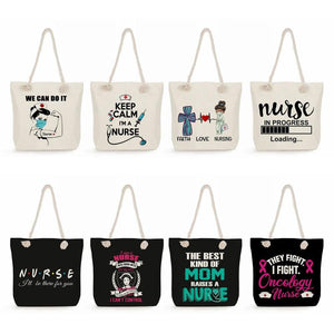 Ladies Nurse Handbag Eco Reusable Shoulder Bag Customizable