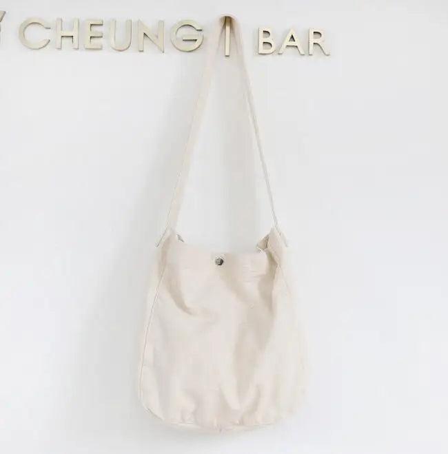 Vintage Canvas Messenger Bag Harajuku Student Shoulder Bag