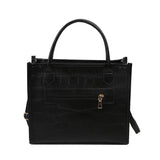 Retro Stone Pattern Shoulder Bags Solid Tote Crossbody Bags Casual Bags