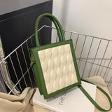 Summer Leather Party Shoulder Bag Women's PU Crossbody Small Square Bag