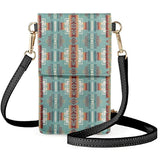 Watercolor Tie Dye Effect Cell Phone Bag Unisex Geometric Ethnic Style Mobi