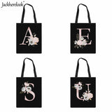 Letter Printing Ladies Handbag Canvas Shoulder Bag