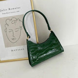 Vintage Casual Women's PU Leather Chain Tote Bags