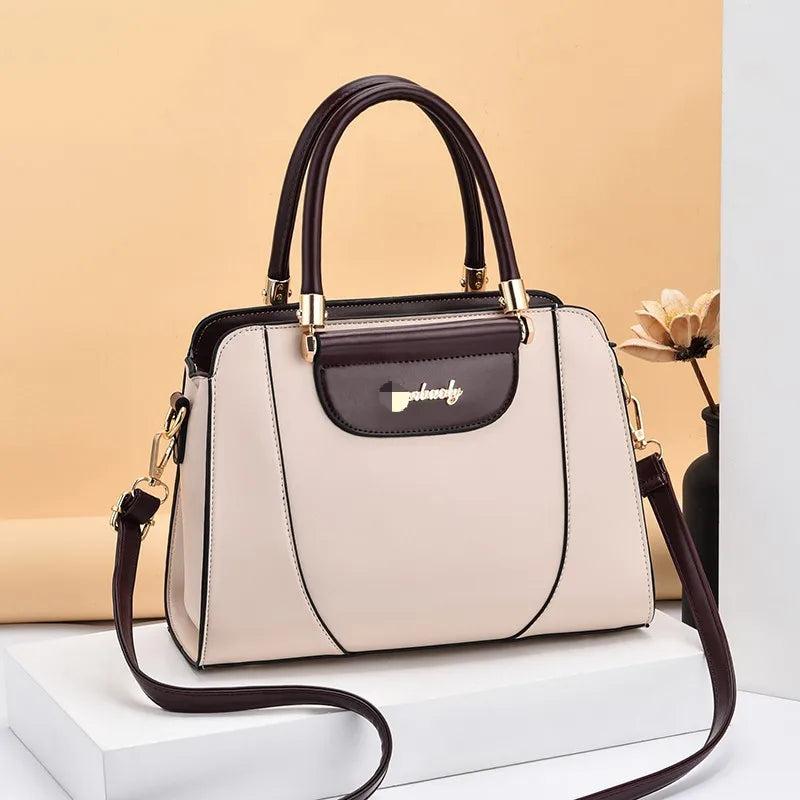 Women's Crossbody Bag Large Capacity PU Leather Shoulder Messenger Bag