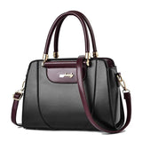 Women's Crossbody Bag Large Capacity PU Leather Shoulder Messenger Bag