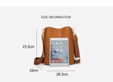 Matte Leather Crossbody Bag for Women