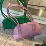 Retro Solid Wax Leather Shoulder Bag