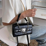 Gothic Shoulder Bag Metal Punk Biker Style Handbag