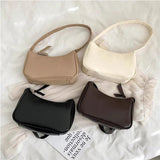 Vintage Soft Leather Mini Hand Bag Small Shoulder Totes Purse for Women
