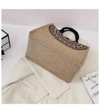 Canvas Beach Tote Bag Large Shoulder Handbag