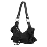 Girls Bag Nylon FLAP Sweet Chains Shoulder Bags Handbags Solid Zipper SOFT Women