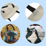 Animal Pattern Art Shoulder Bag High Capacity Women's Handbag