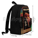 Halloween 1978 VHS Horror Movie Poster Outdoor Backpack