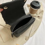 Chain Mini Oxford Flap Shoulder Bag Cross Body Clutches