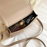 Diamond Lattice Women Bag Crossbody Shoulder Handbag Retro PU Leather