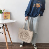 Women's Large Capacity Canvas Tote Handbag