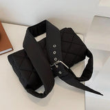 Women Winter Tote Shoulder Bag Large Capacity Puffy Handbag Lightweight Quilted