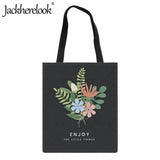Floral Shoulder Bag Canvas Classic Handbag Beach Bag