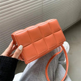 Spring Wild Shoulder Bag Plaid Bag Women Ladies Messenger Small Square Bag Handb