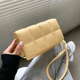 Spring Wild Shoulder Bag Plaid Bag Women Ladies Messenger Small Square Bag Handb