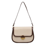 Leisure Texture Shoulder Bag Lady Handbag Tote Solid