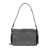 Diamonds High Women Handbag Soft Pu Leather Shoulder Bags