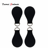 4 pcs Cashmere Leather Drops End for O Bag Handle