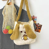 Anime Cartoon Dog Plush Backpack for Girls