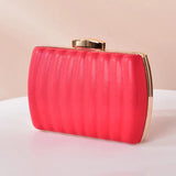 Square Handbag Evening Clutch Purses Women PU Cross Body Bag