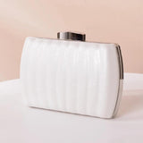 Square Handbag Evening Clutch Purses Women PU Cross Body Bag