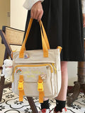 Corduroy Shoulder Bag Women Leisure Shopping Handbag