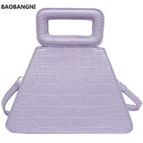 Crocodile Pattern Tote Bag PU Leather Women's Handbag