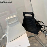 Crocodile Pattern Tote Bag PU Leather Women's Handbag