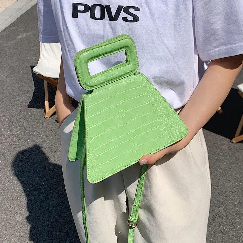 Crocodile Pattern Tote Bag PU Leather Women's Handbag