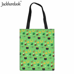 Irish St. Patrick's Shoulder Bag Women's Handbag Eco Friendly Canvas Shopping