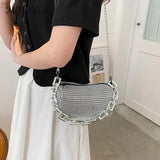 Rhinestones Shoulder Crossbody Bag Diamond Chain Messenger Bags