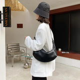 Soft Leather Small Women's Bag Shoulder Underarm Bag Clutch Purse