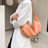 Soft Leather Small Women's Bag Shoulder Underarm Bag Clutch Purse