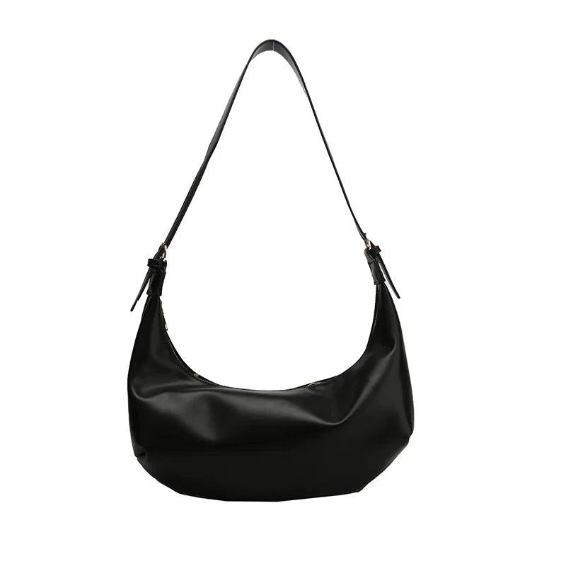 Soft Leather Small Women's Bag Shoulder Underarm Bag Clutch Purse