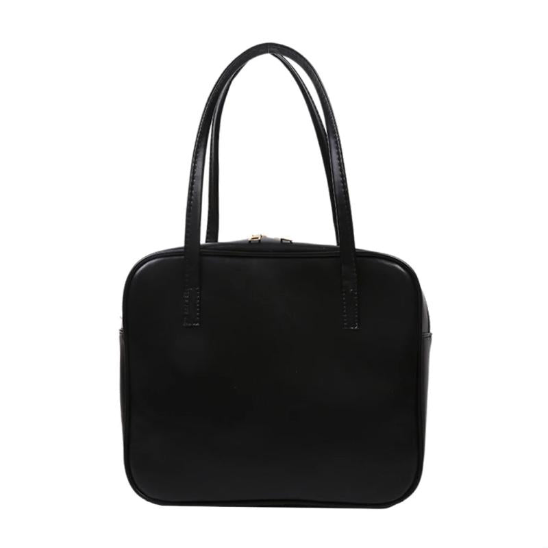 Retro PU Leather Women Shoulder Underarm Bags Casual Large Capacity Handbags