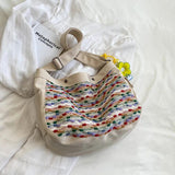Mara's Dream Weave Canvas Shoulder Crossbody Bag