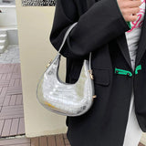 Solid PU Leather Handbags Totes Shopping Shoulder Bags for Women