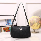 Vintage Women's Handbag Small Hobo Purse Butterfly Crossbody Bag