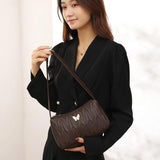 Vintage Women's Handbag Small Hobo Purse Butterfly Crossbody Bag