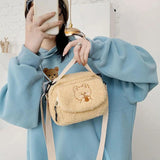 Harajuku Diagonal Bag for Women Wild Student Girl Shoulder Messenger Handbags