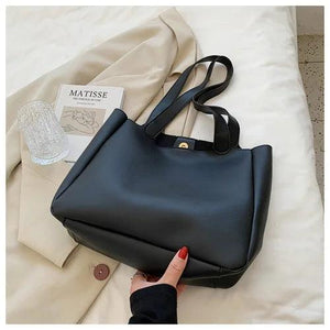 Women's Big Handbags Large Capacity PU Leather Tote Bag